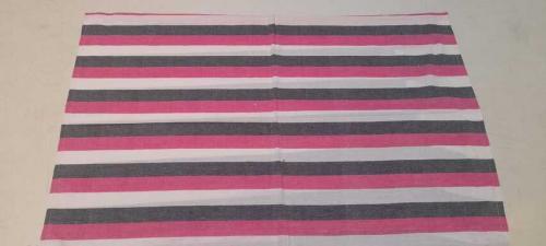 BEDSHEET STRIPE 90X108 2 PILLOW COVER